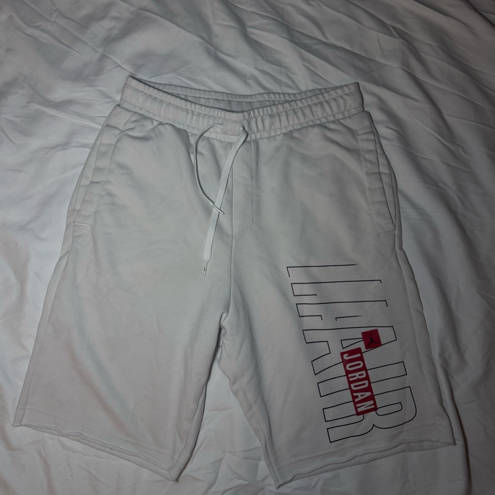 Jordan Men's White Athletic Shorts
